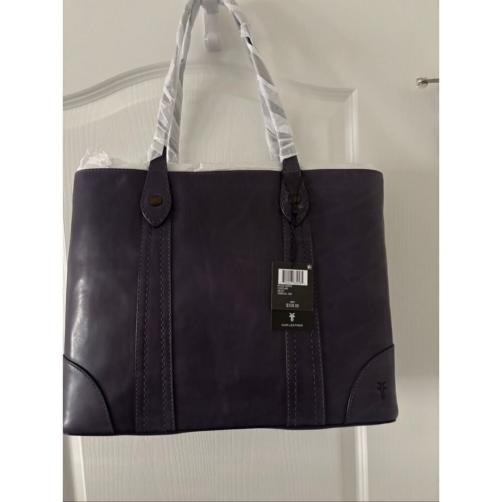 NWT Frye Melissa Washed Leather Shopper Bag - Picture 5 of 7